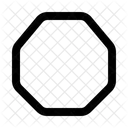 Octagon Shape Geometry Icon