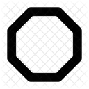 Octagon Shape 2 D Icon