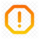 Octagon Exclamation Caution Attention Icon