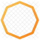 Octagon Celebration Decoration Icon