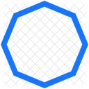 Octagon Celebration Decoration Icon