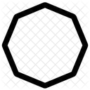 Octagon Celebration Decoration Icon