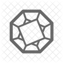 Octagonal Diamond  Icon