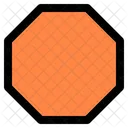 Octagono Matematicas Forma Icono