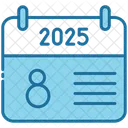 Octavo Calendario Tiempo Icono