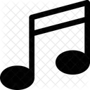 Octava Nota Letra Icono
