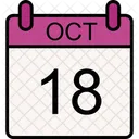 Calendar Halloween Date Icon