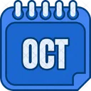 October Oct Month Of October Icon