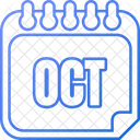 October Oct Month Of October Icon