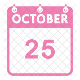 October Calendar  Icon