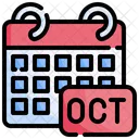 October Date October Month Date Icon