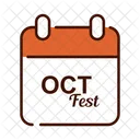 October Fest Octobercalendar Calendar Icon