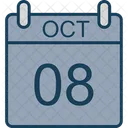 Calendar Halloween Date Icon