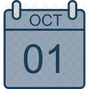 Calendar Halloween Date Icon