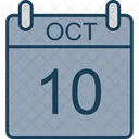 Calendar Halloween Date Icon