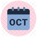 October Winter Month Icon