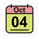 Octobre  Icône