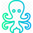 Octopus Marine Invertebrate Oceanic Cephalopod 아이콘