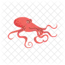 Octopus Vector Sea Icon