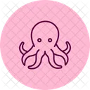 Octopus Ocean Marine Icon