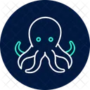 Octopus Ocean Marine Icon