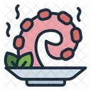 Octopus Tentacles Seafood Icon