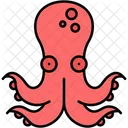 Octopus Tentacles Ink Icon