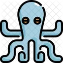 Octopus Animal Seafood Icon