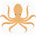 Octopus River Seafood Icon