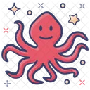 Octopus Devilfish Sea Creature Icon