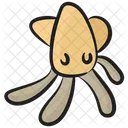Octopus Cephalopoda Polypus Icon