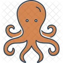 Octopus Devilfish Octopod Icon