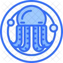 Octopus Plate Food Icon