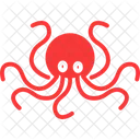 Octopus Marine Ocean Icon