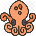 Octopus Cephalopod Fauna Icon