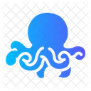 Octopus Ocean Squid Icon
