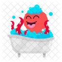 Octopus Bathing  Icon