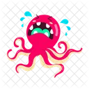 Octopus Crying  Icon