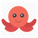 Octopus Sea Creature Animal Icon