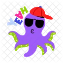 Octopus Emoji Octopus Face Sea Creature アイコン