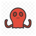 Octopus Face  Icon