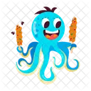 Octopus Food  Icon