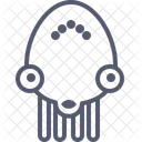 Alien Octopus Character Icon