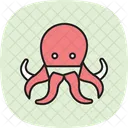 Octopus Ocean Marine Icon