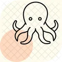 Octopus Ocean Marine Icon