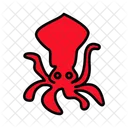 Octopus Tentacles Squid Icon