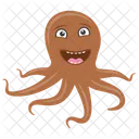 Octopus Sea Animal Mollusc Icon