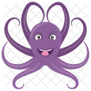 Octopus Sea Animal Mollusc Icon