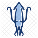 Squid Animal Seafood Icon