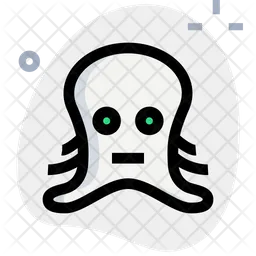 Octopus Neutral Emoji Icon